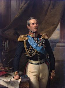 Portrait of Pyotr Kleinmichel, 1851. Creator: Franz Kruger