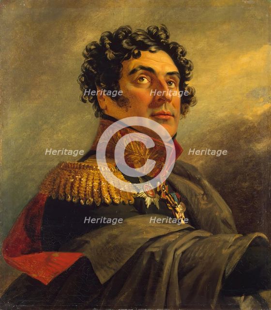 Portrait of Pyotr I. Ivelich (1772 - after 1816), 1822. Creator: George Dawe.