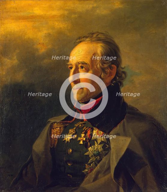 Portrait of Pyotr K. Suchtelen (1751-1836) (1st), 1820. Creator: George Dawe.