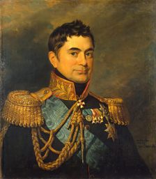 Portrait of Pyotr M. Volkonsky (1776-1852), 1823. Creator: George Dawe
