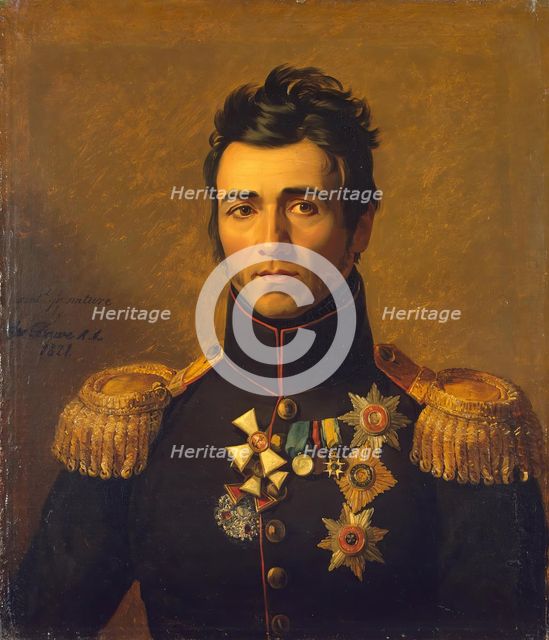 Portrait of Pyotr M. Kaptsevich (1772-1840), 1821. Creator: George Dawe.