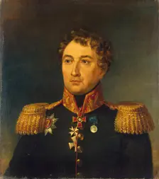 Portrait of Pyotr M. Kolyubakin (1763 - after 1849), 1823. Creator: Workshop of George Dawe