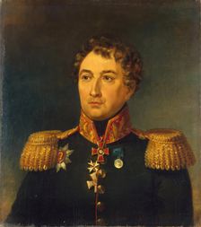 Portrait of Pyotr M. Kolyubakin (1763 - after 1849), 1823. Creator: Workshop of George Dawe