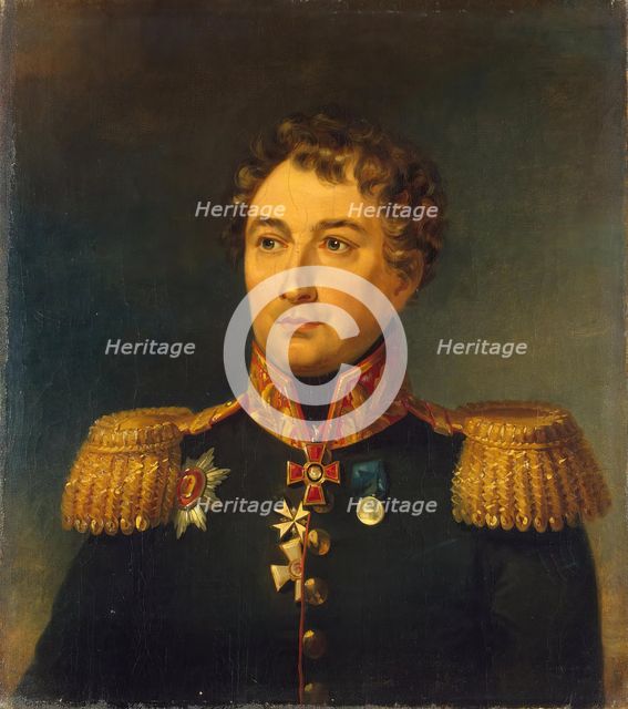 Portrait of Pyotr M. Kolyubakin (1763 - after 1849), 1823. Creator: Workshop of George Dawe.