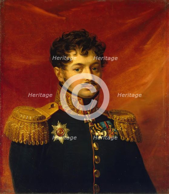Portrait of Pyotr P. Zagryazhsky (1781-1849), 1823. Creator: Workshop of George Dawe.