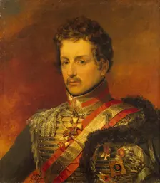 Portrait of Pyotr P. Pahlen (1777/78-1864) (1st), 1822. Creator: George Dawe
