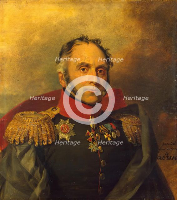 Portrait of Pyotr P. Schroeder (1770-1824), 1822. Creator: George Dawe.