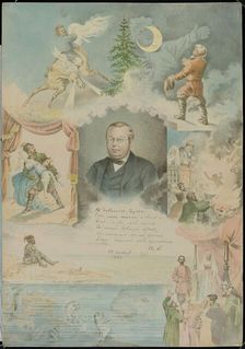 Portrait of Pyotr Pavlovich Yershov (1815-1869), 1862. Creator: Znamensky, Mikhail Stepanovich (1833-1892)