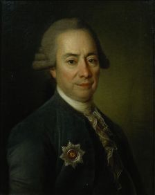 Portrait of Pyotr Vasilyevich Bakunin (1725–1786), 1782. Artist: Levitsky, Dmitri Grigorievich (1735-1822)