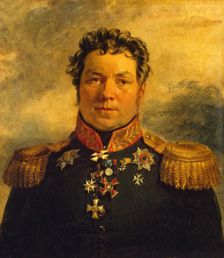 Portrait of Pyotr Ya. Kornilov (1770-1828), 1822. Creators: George Dawe, Workshop of George Dawe