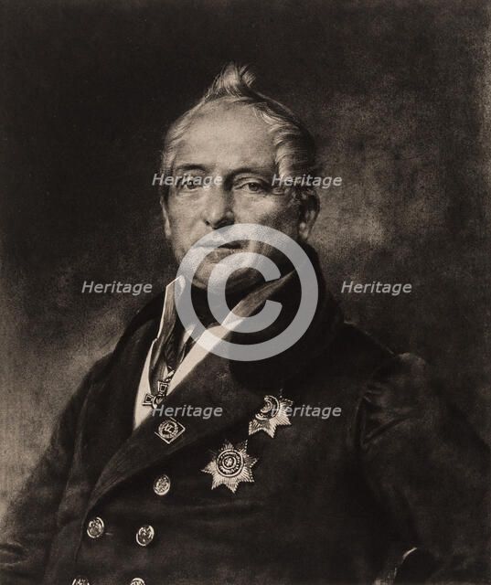 Portrait of Pyotr Yakovlevich Ubri (Peter von Oubril) (1774-1847).