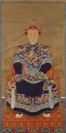 Portrait of Qianlong Emperor As a Young Man, 19th century. Creator: Unknown