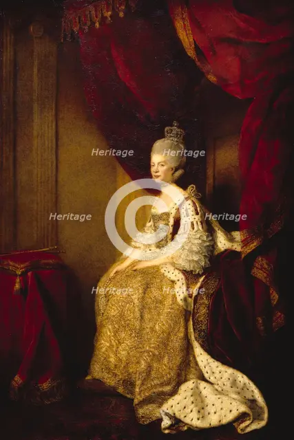Portrait of Queen Charlotte, 1779. Creator: Sir Joshua Reynolds.