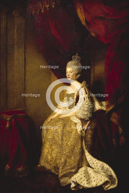 Portrait of Queen Charlotte, 1779. Creator: Sir Joshua Reynolds.