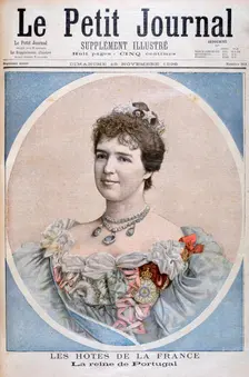 Portrait of Queen Amelia of Portugal, 1896. Creator: F Meaulle