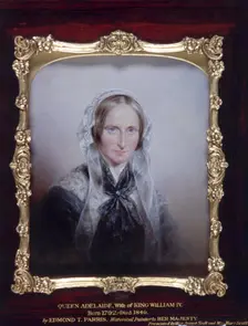 Portrait of Queen Adelaide, 1859. Artist: Edmund Thomas Parris