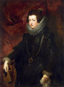 Portrait of Queen Elisabeth of France (1602-1644), Queen consort of Spain, c1628-1629. Artist: Peter Paul Rubens