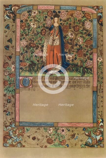 'Portrait of Queen Elizabeth...', c1441-1689, (1948).  Creator: Unknown.