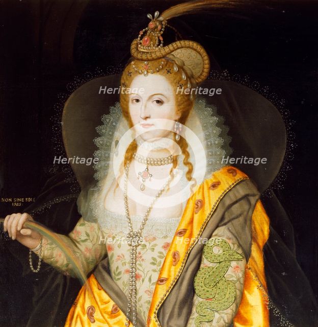 Portrait of Queen Elizabeth I, 1774. Artist: Biagio Rebecca.