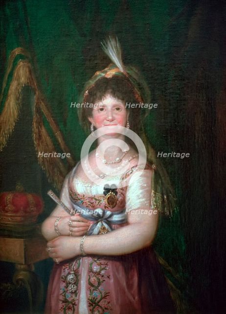 Portrait of Queen Maria Luisa, 18th century. Artist: Unknown