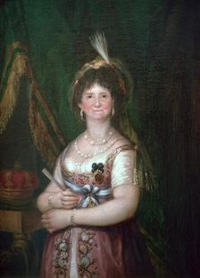 Portrait of Queen Maria Luisa, 18th century