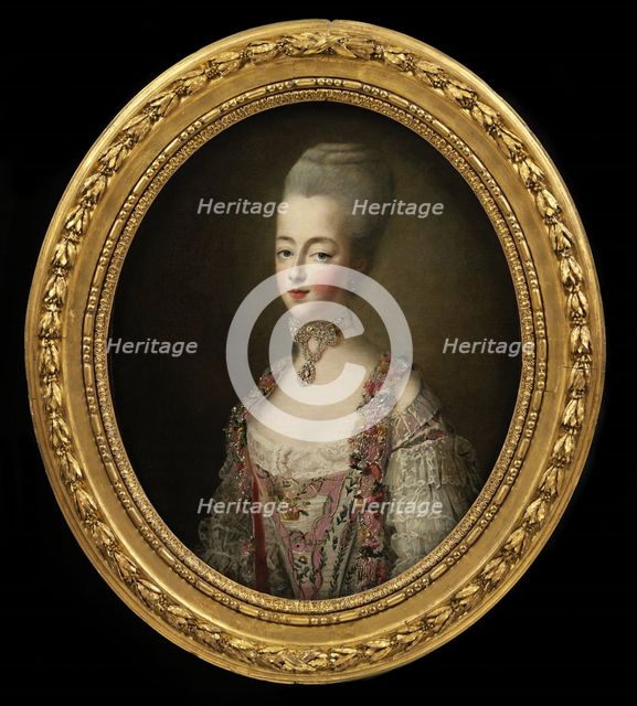 Portrait of Queen Marie Antoinette of France (1755-1793).