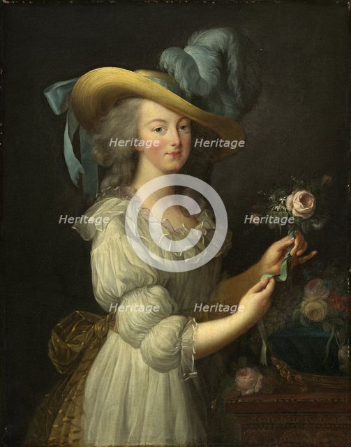 Portrait of Queen Marie Antoinette of France (1755-1793), after 1783.