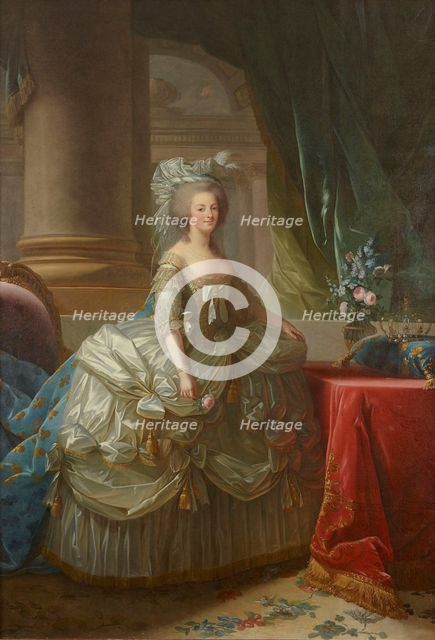 Portrait of Queen Marie Antoinette of France (1755-1793), c. 1785.