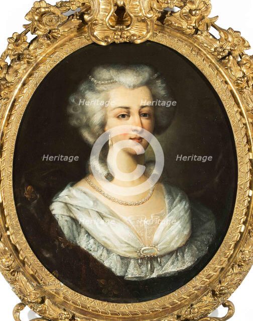 Portrait of Queen Marie Antoinette of France (1755-1793), Late 18th cent.. Creator: Anonymous.