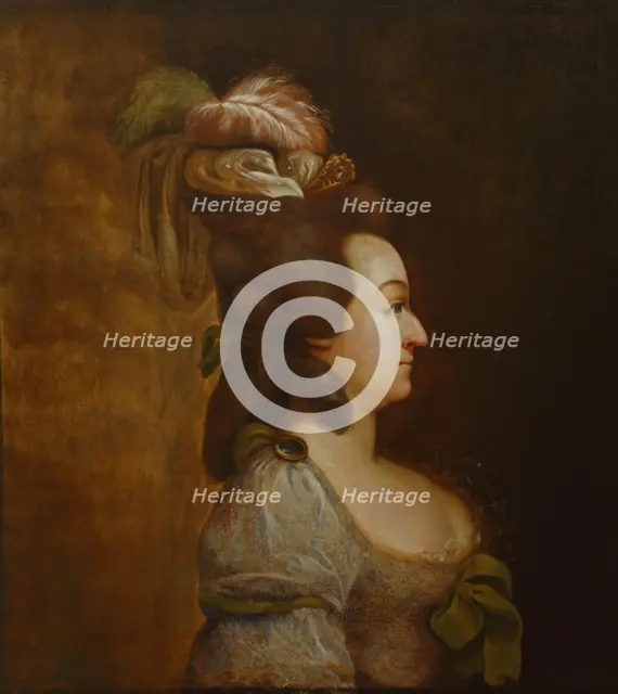 Portrait of Queen Marie Antoinette of France (1755-1793), Second Half of the 18th cen. Creator: Shemayev, Alexey (active 1775-1808).