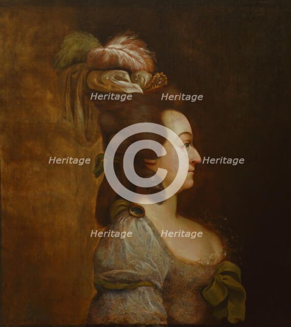 Portrait of Queen Marie Antoinette of France (1755-1793), Second Half of the 18th cen. Creator: Shemayev, Alexey (active 1775-1808).