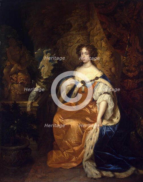 Portrait of Queen Mary II of England', (1662-1694), 1683. Creator: Netscher, Caspar (1639-1684).