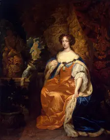 Portrait of Queen Mary II of England (1662-1694), 1683. Creator: Netscher, Caspar (1639-1684)