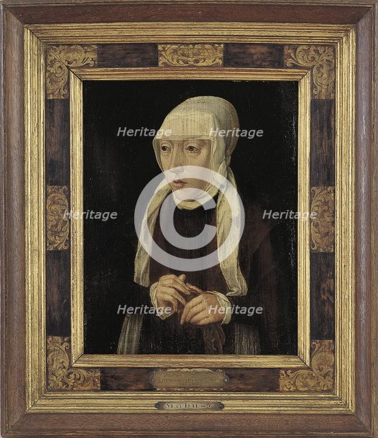Portrait of Queen Mary of Hungary (1505-1558).