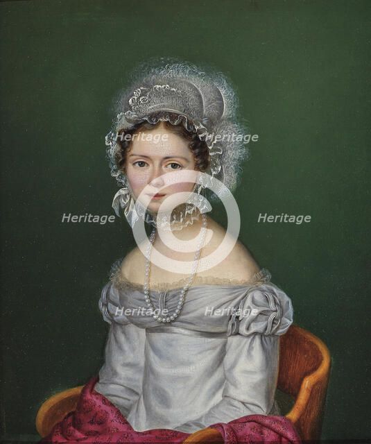 Portrait of Queen Pauline Therese of Württemberg (1800-1873), First quarter of 19th century. Creator: Stirnbrand, Franz Seraph (ca 1788-1882).