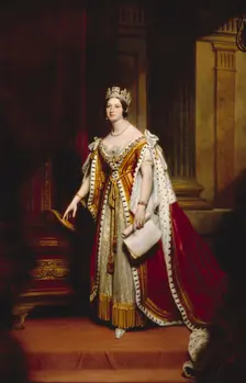Portrait of Queen Victoria, 1842-43. Creator: Sir Martin Archer Shee