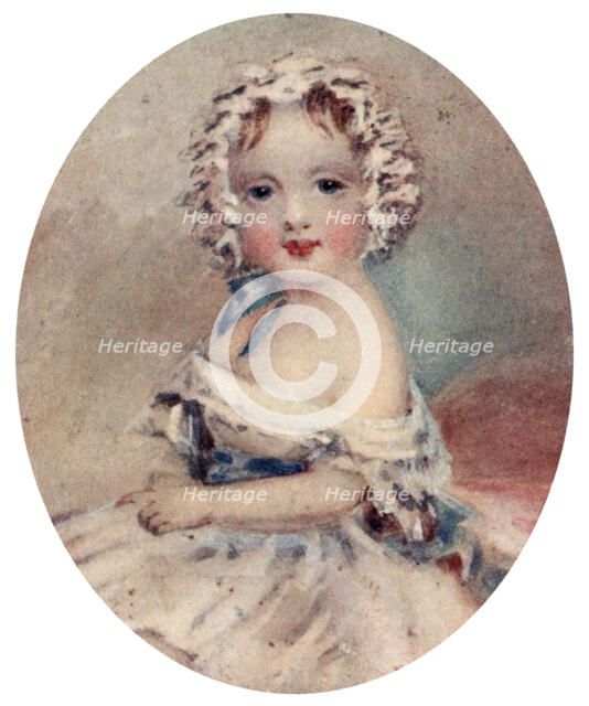 Portrait of Queen Victoria as a child, 19th century, (1913). Artist: Unknown