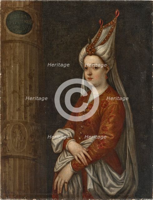 Portrait of Roxelana, 17th century. Creator: Anonymous.