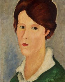 Portrait of Róza Aleksandrowicz-Study of the Head, 1918. Creator: Pierre-Edouard Baranowski