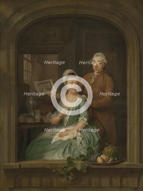 Portrait of Robert Muys and his Wife Maria Nozeman, 1778. Creator: Nicolaas Muys.