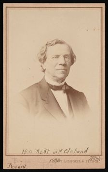 Portrait of Robert McClelland (1807-1880), 1870. Creator: Loescher & Petsch