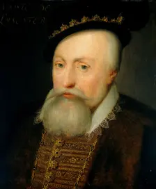 Portrait of Robert Dudley (1532-88), Earl of Leicester, c.1609-c.1633. Creator: Workshop of Jan Antonisz van Ravesteyn