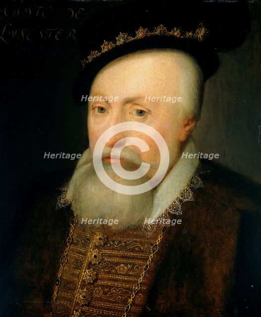 Portrait of Robert Dudley (1532-88), Earl of Leicester, c.1609-c.1633. Creator: Workshop of Jan Antonisz van Ravesteyn.