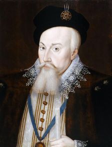 Portrait of Robert Dudley, Earl of Leicester, c1587. Artist: William Segar