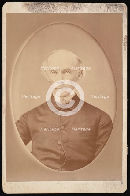 Portrait of Robert Dale Owen (1801-1877), Before 1876. Creator: Unknown.