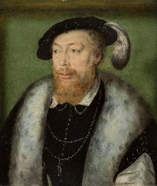 Portrait of Robert de la Marck, 4th Duke of Bouillon, 1550. Creator: Corneille de Lyon