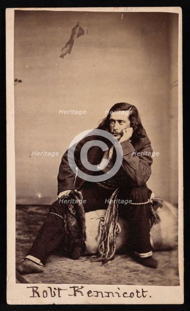 Portrait of Robert Kennicott (1835-1866), Between 1859 and 1866. Creator: Alexander Hesler.