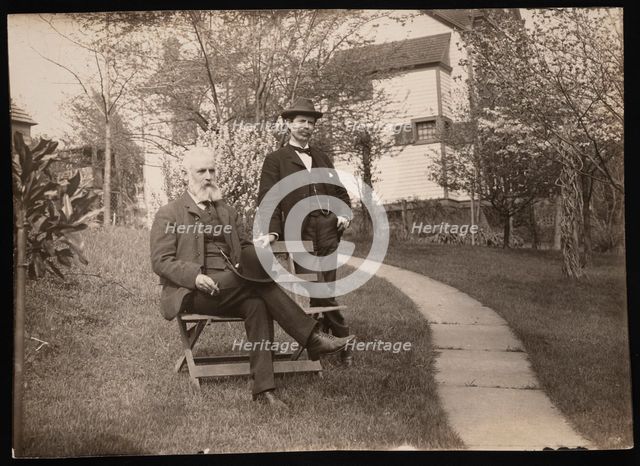 Portrait of Robert Ridgway (1850-1929) and William Brewster (1851-1919), 1890s. Creator: Unknown.