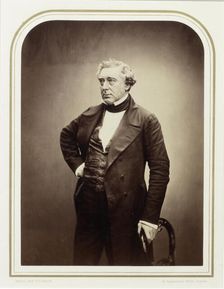 Portrait of Robert Stephenson (1803-1859) , 1856. Creator: Photo studio Maull & Polybank, London