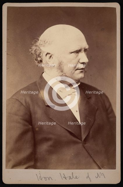 Portrait of Robert Safford Hale (1822-1881), Before 1881. Creator: Samuel Montague Fassett.